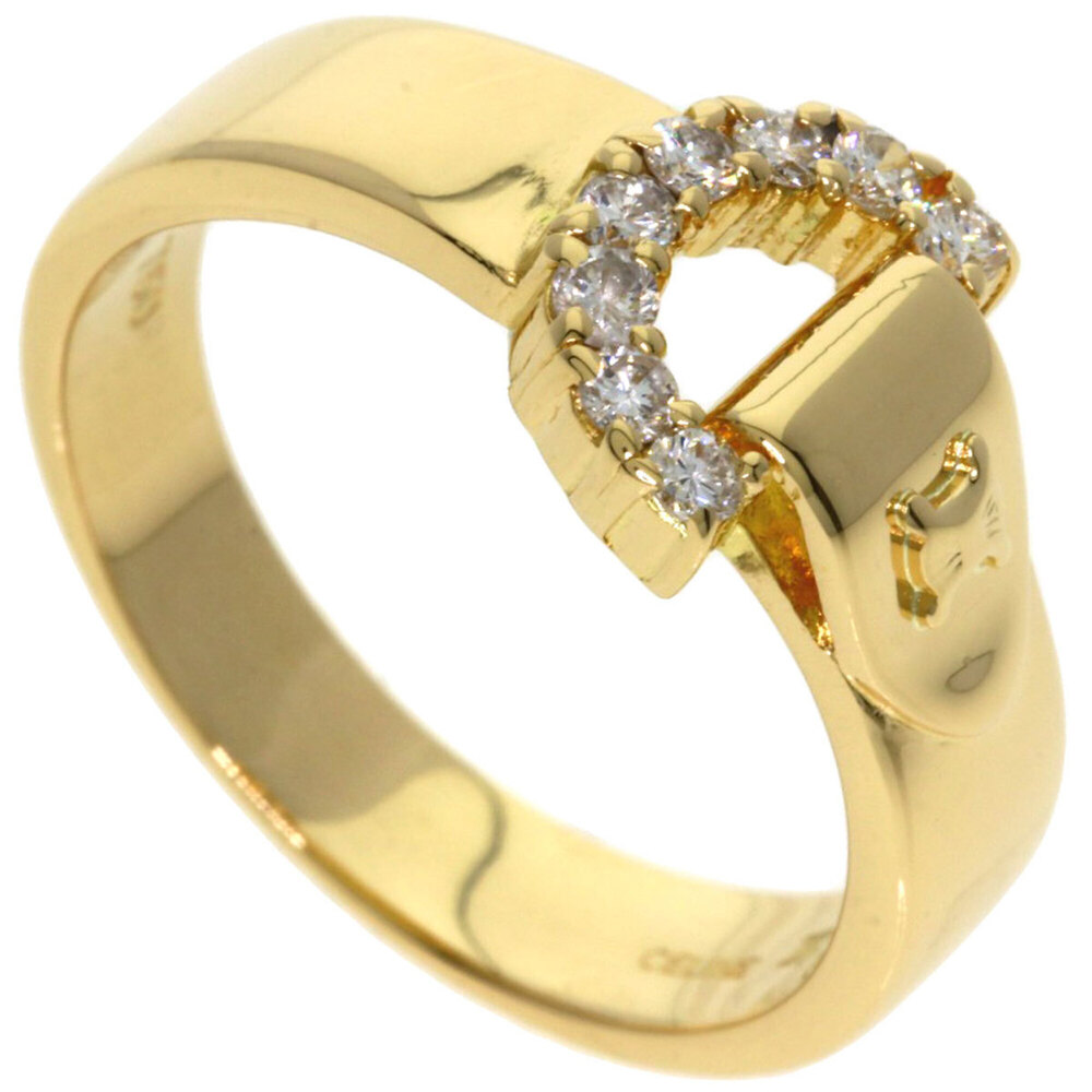 CELINE 18k Gold Diamond Ring